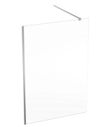 Душова перегородка Geberit Geo 138,5–140 см прозоре скло/сріблястий профіль 560.169.00.2