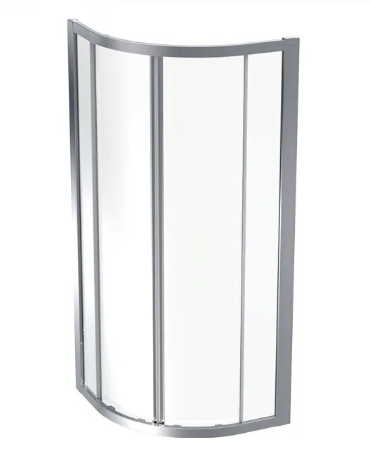 Душевой уголок Geberit Geo 80х80 см прозрачное стекло/серебристый профиль 560.111.00.2