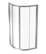 Душевой уголок Geberit Geo 90х90 см прозрачное стекло/серебристый профиль 560.121.00.2