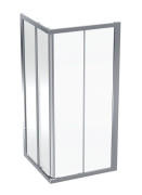 Душовий куточок Geberit Geo 90х90 см прозоре скло/сріблястий профіль 560.122.00.2