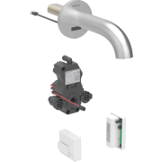 Смеситель для раковины Geberit Piave питание от генератора для функционального блока скрытого монтажа латунь нерж сталь матовый 116.266.SN.1