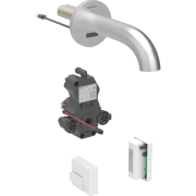 Змішувач для раковини Geberit Piave живлення від генератора для функціонального блоку прихованого монтажу латунь нерж сталь матовий 116.285.SN.1