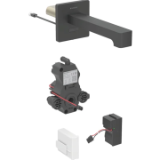 Змішувач для раковини Geberit Brenta живлення від мережі для функціонального блока прихованого монтажу латунь чорний матовий 116.271.14.1