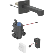 Смеситель для раковины Geberit Brenta питание от сети для функционального блока скрытого монтажа латунь черный матовый 116.277.14.1