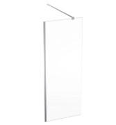 Душова перегородка Geberit Geo 78,5–80 см прозоре скло/сріблястий профіль 560.119.00.2