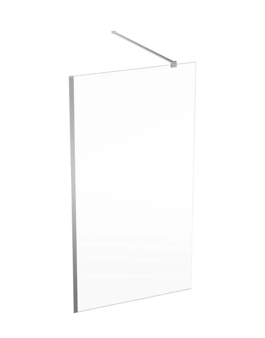 Душова перегородка Geberit Geo 108,5–110 см прозоре скло/сріблястий профіль 560.149.00.2