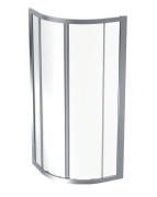 Душовий куточок Geberit Geo 80х80 см прозоре скло/сріблястий профіль 560.111.00.2