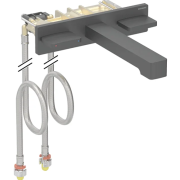 Смеситель для раковины Geberit ONE для функционального блока скрытого монтажа латунь/цинковый сплав черный матовый 116.465.14.1