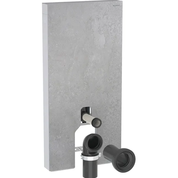 Сантехнический модуль Geberit Monolith Plus для напольного унитаза керамика/алюминий цвет под бетон 131.201.JV.7