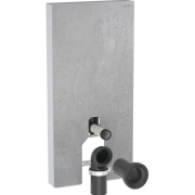 Сантехнический модуль Geberit Monolith Plus для напольного унитаза керамика/алюминий цвет под бетон 131.201.JV.7