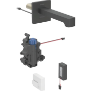 Змішувач для раковини Geberit Brenta живлення від батарей для функціонального блока прихованого монтажу латунь чорний матовий 116.298.14.1