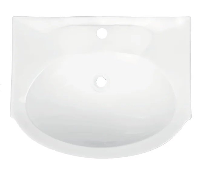 Раковина для ванной Kolo Solas 56х45 см сантехнический фарфор белый 101456UA