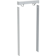 Комплект крышек смывного бачка с боковыми панелями для сантехнического модуля Geberit Monolith Plus для подвесного унитаза алюминий матовый 131.196.00.2