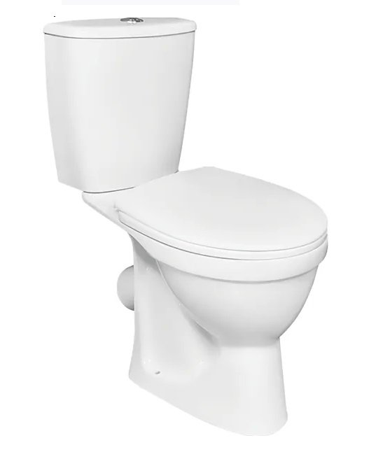 Унитаз-компакт Kolo Antysplash 36,5х62,5 см с сиденьем с крышкой сантехнический фарфор белый 209905UA