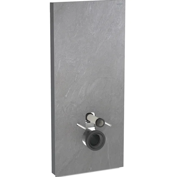 Сантехнический модуль Geberit Monolith Plus для подвесного унитаза керамика/алюминий сланец/черный хром 131.231.00.7