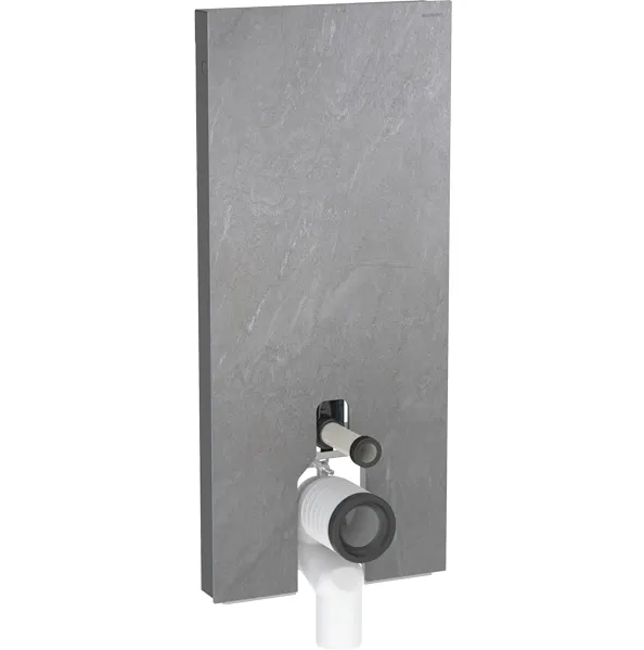 Сантехнічний модуль Geberit Monolith Plus для підлогового унітазу кераміка/алюміній сланець/чорний хром 131.233.00.7