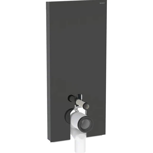 Сантехнический модуль Geberit Monolith Plus для напольного унитаза стекло/алюминий черный 131.233.SJ.7