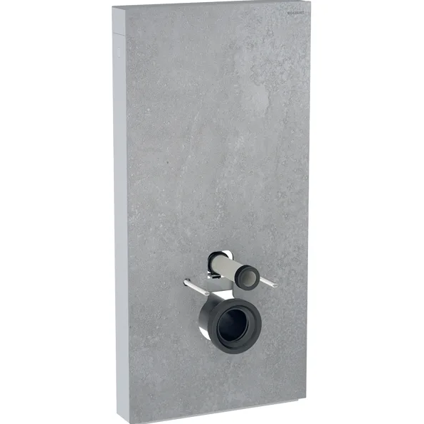 Сантехнический модуль Geberit Monolith Plus для подвесного унитаза керамика/алюминий цвет под бетон 131.221.JV.7