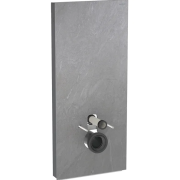 Сантехнический модуль Geberit Monolith Plus для подвесного унитаза керамика/алюминий сланец/черный хром 131.231.00.7