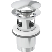 Донный клапан Geberit с нажимным механизмом латунь глянцевый хром 152.076.21.1