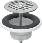 Донный клапан для раковины Geberit со свободным изливом сетчатый фильтр нержавеющая сталь полированная 152.005.00.1