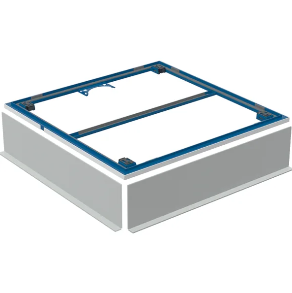 Монтажна рама для душового піддону Geberit Setaplano на 4 ніжки 75х90 см 154.492.00.1