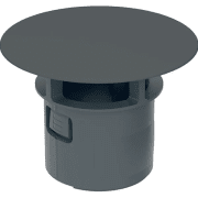 Кришка клапана Geberit для донного клапана з вільним виливом пластик чорний матовий 241.993.14.1