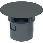 Крышка клапана Geberit для донного клапана со свободным изливом пластик черный матовый 241.993.14.1