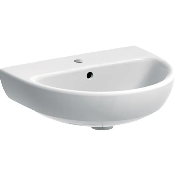 Раковина для ванної Geberit Selnova Square 50х41 см сантехнічна порцеляна біла 500.295.01.7