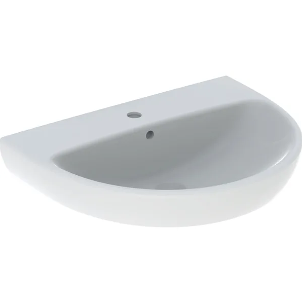 Раковина для ванної Geberit Selnova Square 65х50 см сантехнічна порцеляна біла 500.297.01.7