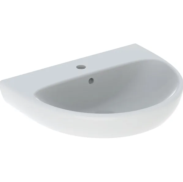 Раковина для ванної Geberit Selnova Square 60х48 см сантехнічна порцеляна біла 500.305.01.7