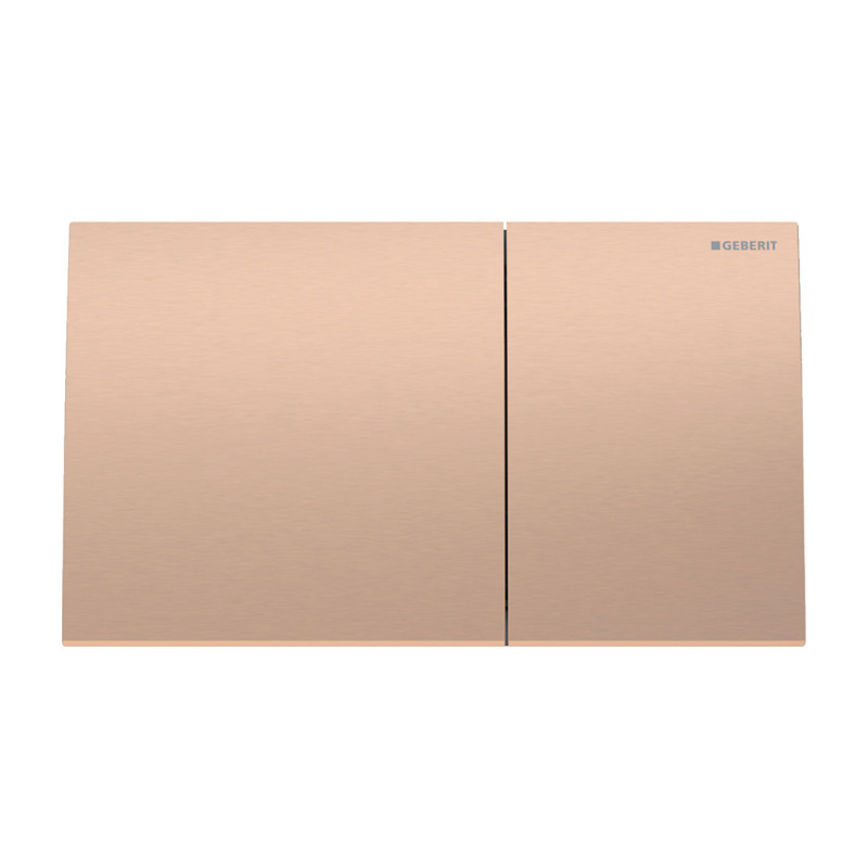 Кнопка змиву Geberit Sigma 70 подвійний змив скло червоне золото 115.622.QB.1