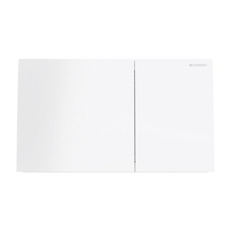 Кнопка змиву Geberit Sigma 70 подвійний змив скло білий 115.622.SI.1