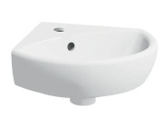 Раковина для ванной Geberit Selnova угловая 41,5х41 см сантехнический фарфор белый 500.326.01.5