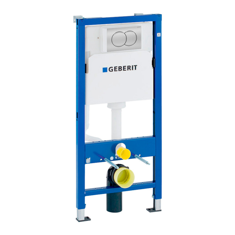 Система инсталляции Geberit Duofix 3 в 1 с клавишей хром матовый 458.103.00.1+115.107.46.1