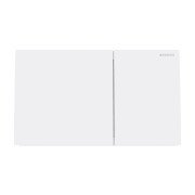 Кнопка змиву Geberit Sigma 70 подвійний змив скло білий матовий 115.622.JT.1