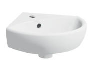 Раковина для ванной Geberit Selnova угловая 41,5х41 см сантехнический фарфор белый 500.326.01.5