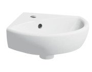 Раковина для ванної Geberit Selnova кутова 41,5х41 см сантехнічна порцеляна білий 500.326.01.5