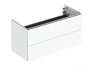 Тумба під раковину Geberit One 89,5x39,5 см із підсвічуванням МДФ білий глянсовий 500.385.01.1