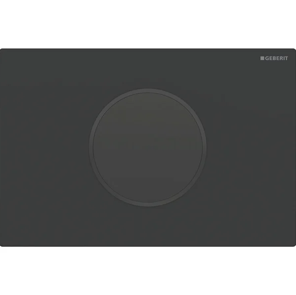 Система електронного керування змивом унітазу Geberit для змивного бачка прихованого монтажу Sigma 12 см чорний матовий 115.908.16.6