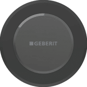 Система электронного управления смывом унитаза Geberit для смывного бачка скрытого монтажа Sigma 12 см латунь черный матовый 115.936.14.6