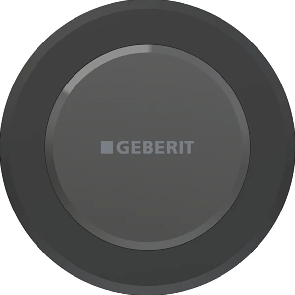 Система электронного управления смывом унитаза Geberit для смывного бачка скрытого монтажа Sigma 12 см латунь черный матовый 115.937.14.6