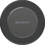 Система электронного управления смывом унитаза Geberit для смывного бачка скрытого монтажа Sigma 12 см латунь черный матовый 115.956.14.6