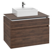 Тумба под раковину Villeroy & Boch Legato 80х55 см с подсветкой ДСП дуб аризона B602L0VH