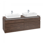 Тумба під раковину Villeroy & Boch Legato 160х55 см з підсвічуванням ДСП дуб аризона B600L0VH