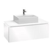 Тумба під раковину Villeroy & Boch Legato 100х38 см МДФ/ДСП білий глянсовий B603L0DH