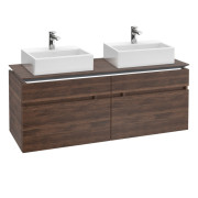 Тумба под раковину Villeroy & Boch Legato 140х55 см с подсветкой ДСП дуб аризона B669L0VH