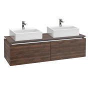 Тумба под раковину Villeroy & Boch Legato 140х38 см с подсветкой ДСП дуб аризона B668L0VH