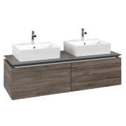 Тумба под раковину Villeroy & Boch Legato 140х38 см с подсветкой ДСП каменный дуб B668L0RK