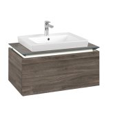 Тумба под раковину Villeroy & Boch Legato 80х38 см с подсветкой ДСП каменный дуб B678L0RK